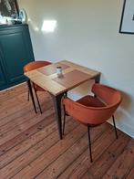Kleine eettafel houten blad - 1m2 - NIEUW, Huis en Inrichting, Tafels | Eettafels, Ophalen