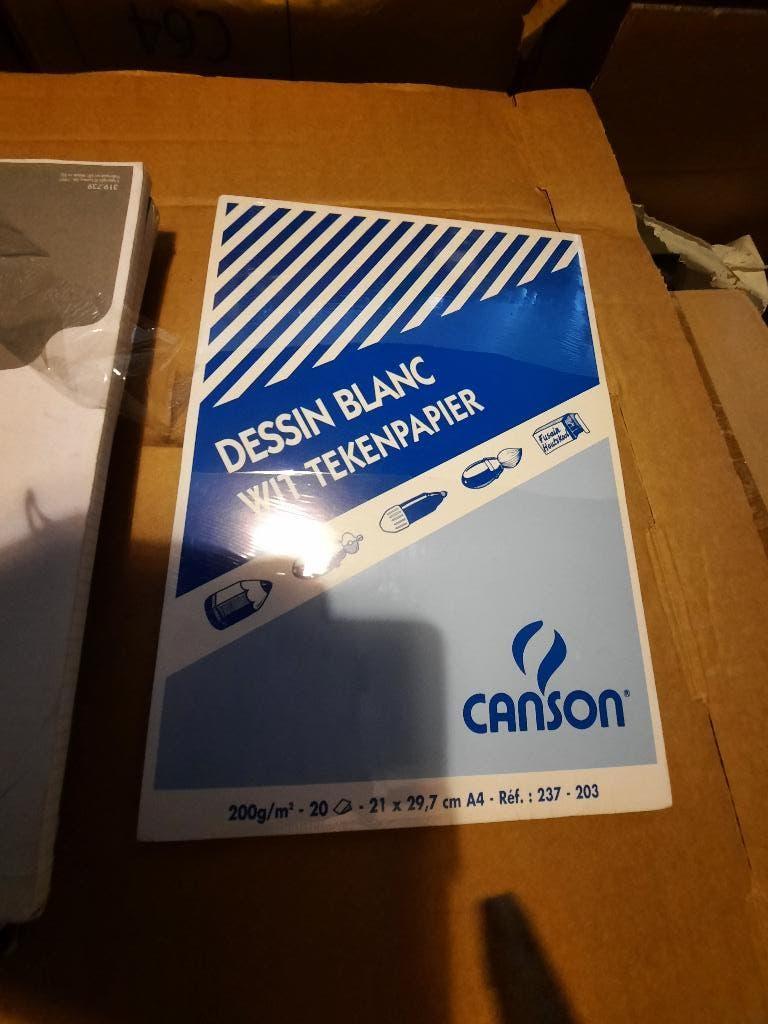 nieuwe blok wit tekenpapier a4, Canson, Ophalen of Verzenden, Nieuw