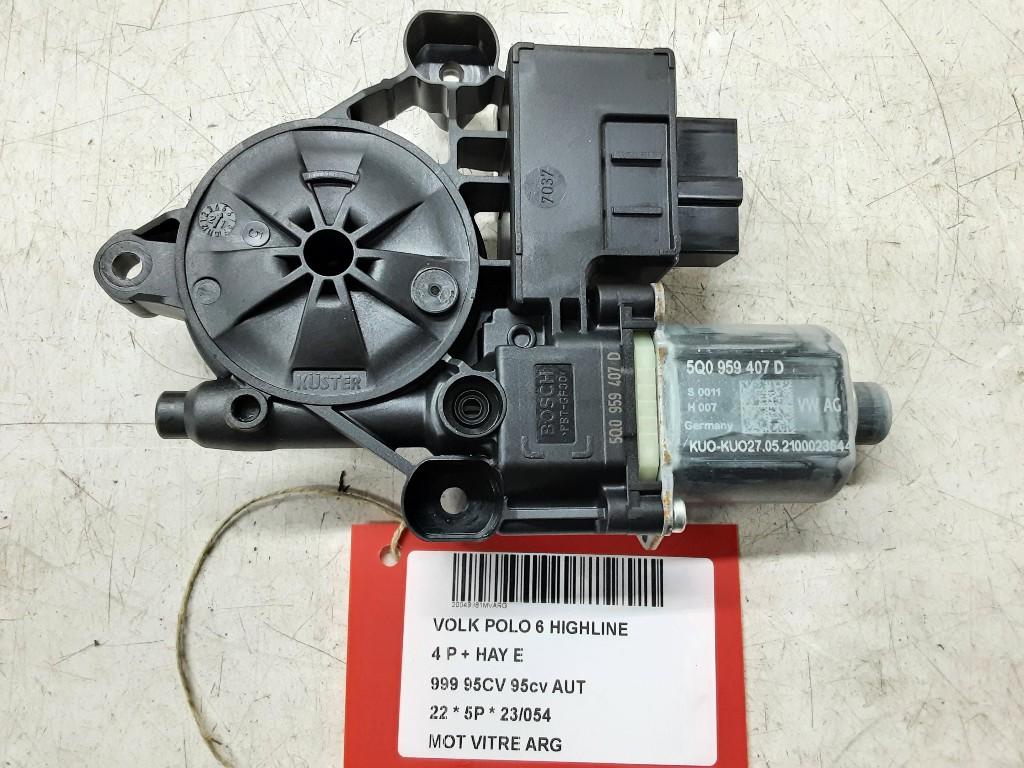 MOTEUR LEVE VITRE ELECTRIQUE ARRIÈRE GAUCHE Polo VI (AW1), Arrière, Volkswagen, Mevr. I. Hauben, Utilisé
