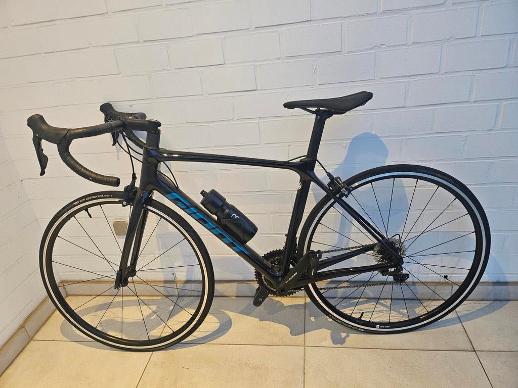 Giant koersfiets, maat M, carbon frame, 49 à 53 cm, Enlèvement, Carbone, Giant