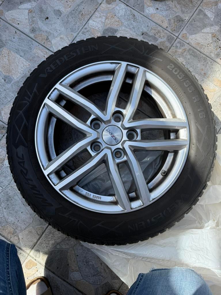 4 pièces de pneus avec jante, Autos : Pièces & Accessoires, Pneus & Jantes, Enlèvement, Pneu(s)