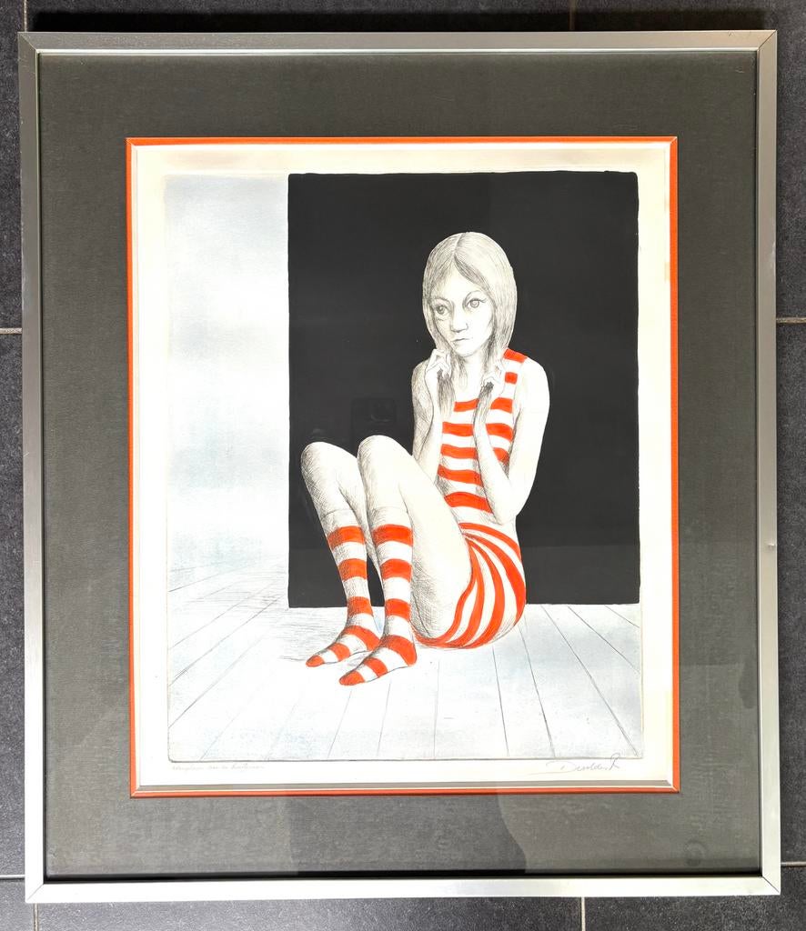 Devolder Roland - kunstenaarsproef, Antiek en Kunst, Kunst | Litho's en Zeefdrukken, Ophalen