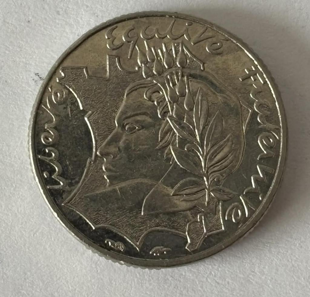 10 Fr Jimenez 1986, Postzegels en Munten, Munten | Europa | Euromunten, Ophalen, Frankrijk, Overige waardes