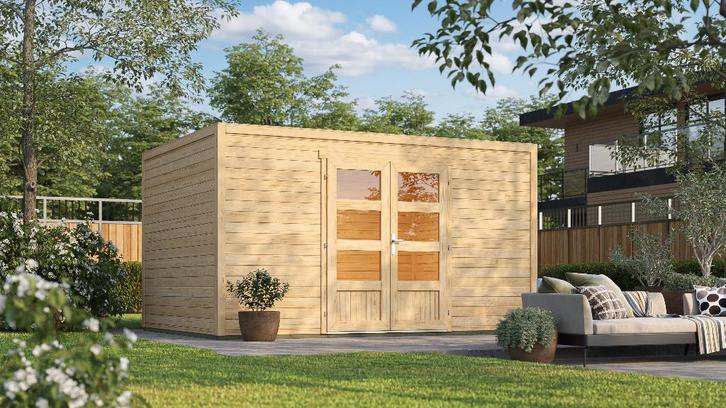 Tuinhuis Quby 400x300, Hobby en Vrije tijd, Overige Hobby en Vrije tijd, Nieuw, Verzenden