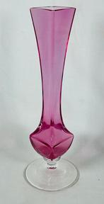Vase en cristal Solifleur design vintage Val Saint Lambert, Enlèvement ou Envoi