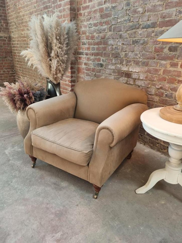 Prachtige fauteuille flamant, Huis en Inrichting, Fauteuils, Zo goed als nieuw, Stof, 75 tot 100 cm, 100 tot 125 cm, Ophalen