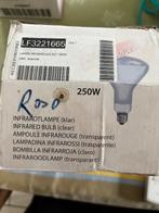 2 nieuwe infrarood lampen E27 250W - horeca, Ophalen, Gloeilamp, 60 watt of meer, Nieuw