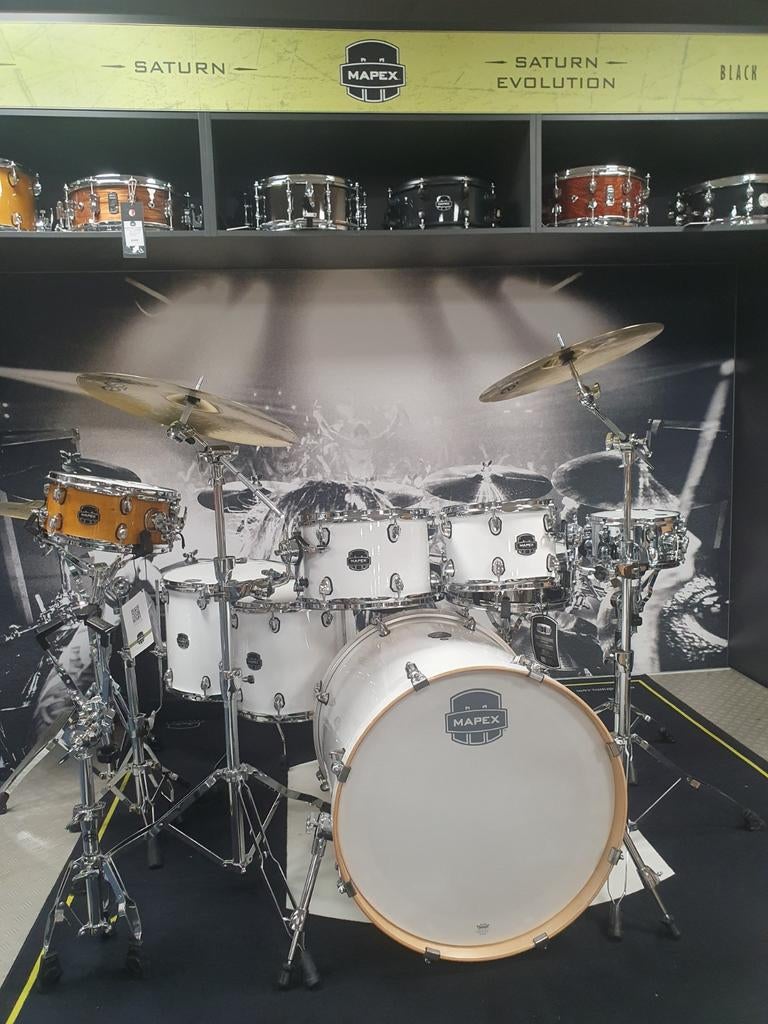 Mapex Armory Set: inclusief Tomahawk steel snare, Musique & Instruments, Batteries & Percussions, Neuf, Enlèvement ou Envoi