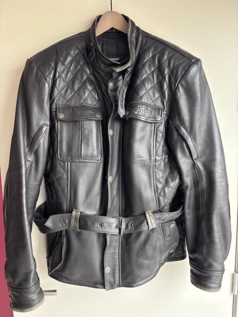 Gilet de moto en cuir, Enlèvement, Utilisé