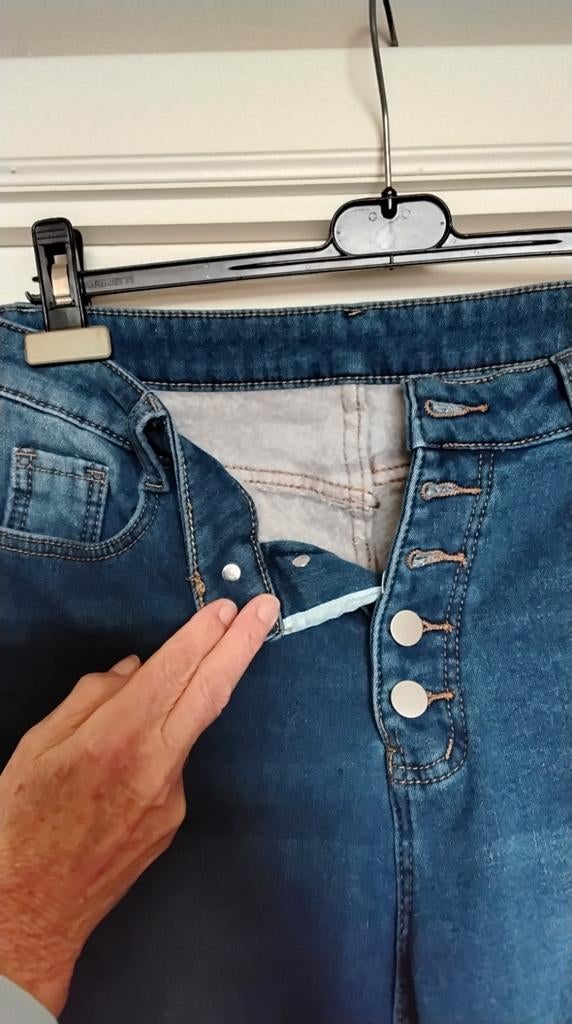 Gewatteerde dames stretch jeans maat  40, Kleding | Dames, Spijkerbroeken en Jeans, Ophalen