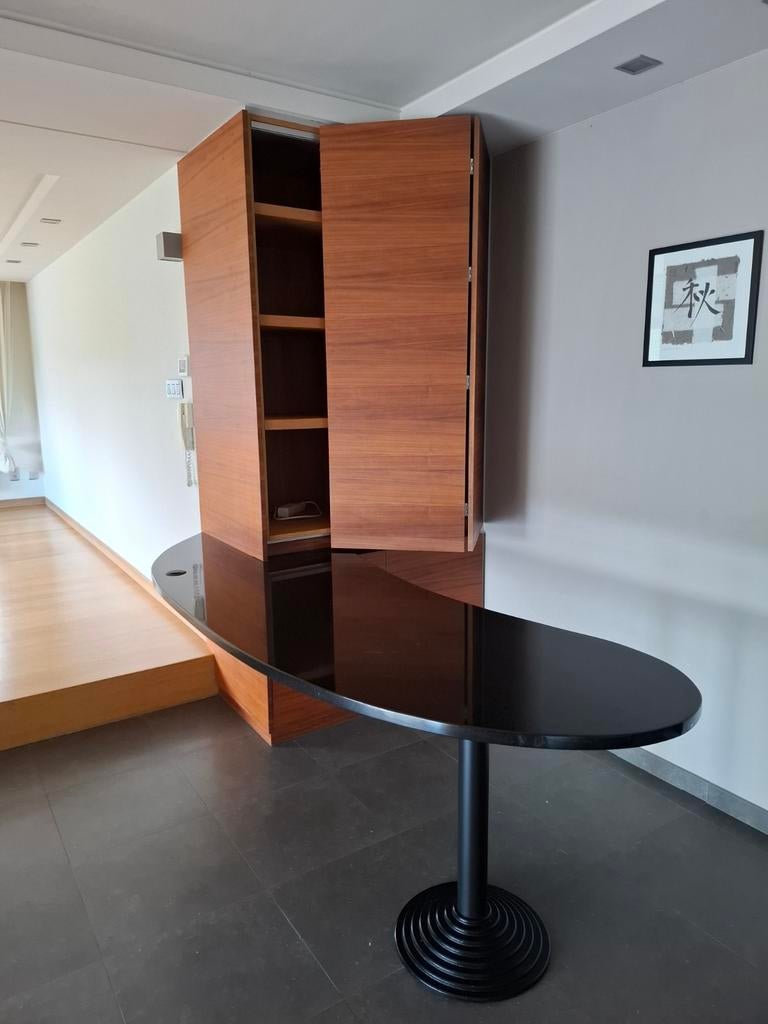 Bureau met grote wandkast + 2 lage opbergkasten, Huis en Inrichting, Ophalen