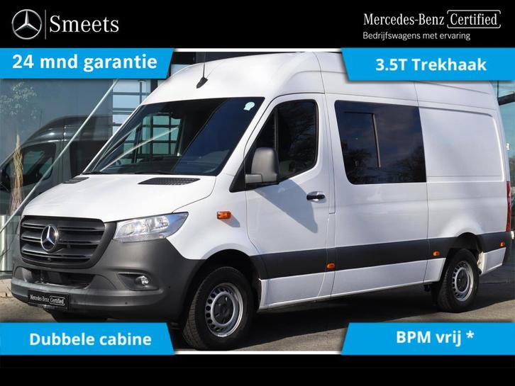 Mercedes-Benz Sprinter 317 CDI L2H2 DUBBELE CABINE, Auto's, Bestelwagens en Lichte vracht, Bedrijf, Te koop, Used 1. Bestelwagens met ervaring.