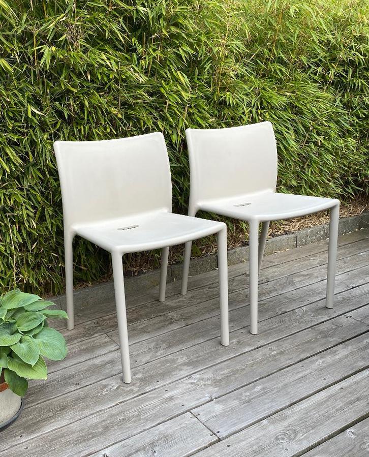 (Tuin)stoel “Air Chair” door designer Jasper Morrison, Tuin en Terras, Tuinstoelen, Gebruikt, Kunststof, Stapelbaar, Ophalen