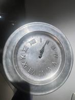 Horloge murale en étain massif, Antiquités & Art, Enlèvement ou Envoi