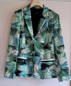 Blazer (Groen/blauw/wit) - 2 zakjes - Mayerline, Kleding | Dames, Jasjes, Kostuums en Pakken, MAYERLINE, Maat 42/44 (L), Ophalen of Verzenden