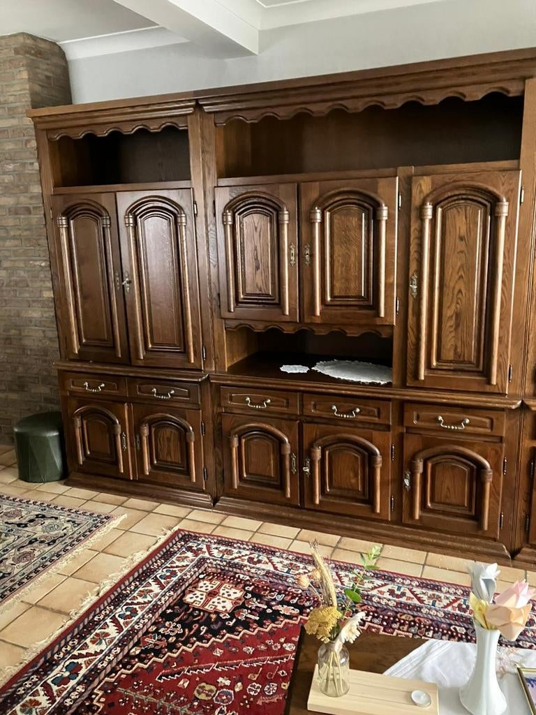 2m38 is de hoogte lengte 3m38 .Eiken kast, Ophalen