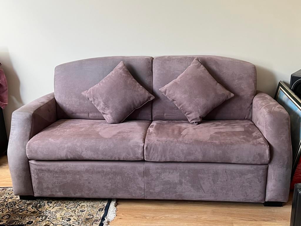 Zetelbed 2-pers, Maison & Meubles, Canapés | Salons, Enlèvement, Utilisé, Deux personnes, Banc droit