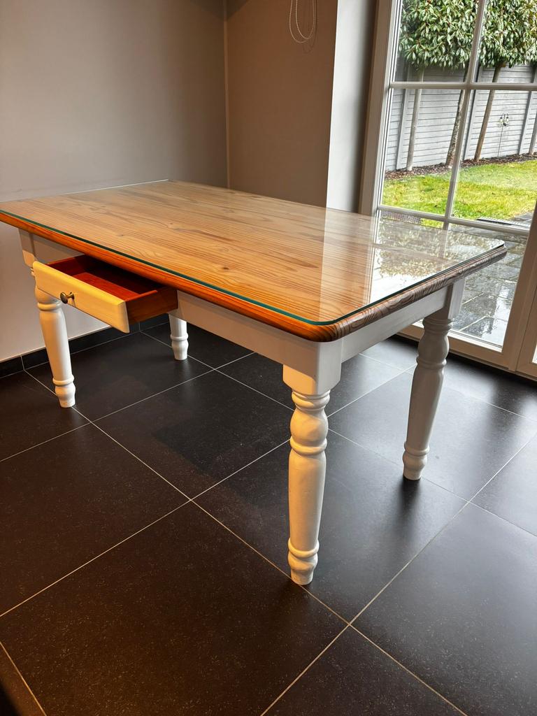Table à manger en bois avec toboggan, Enlèvement, Comme neuf