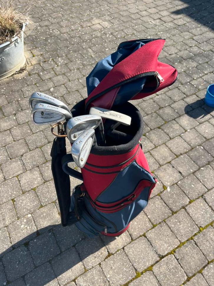 Golfset ( Iron 5 -8 en putter + zak) - gebruikt / Golfsmith, Sport en Fitness, Golf, Gebruikt, Set, Overige merken, Ophalen