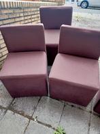 6 vintage stoelen zie foto's kleur pruim, Ophalen