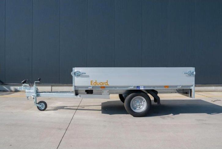Remorque Eduard neuve - plateau - alu/galva 145x200, Autos : Divers, Remorques, Neuf, Enlèvement