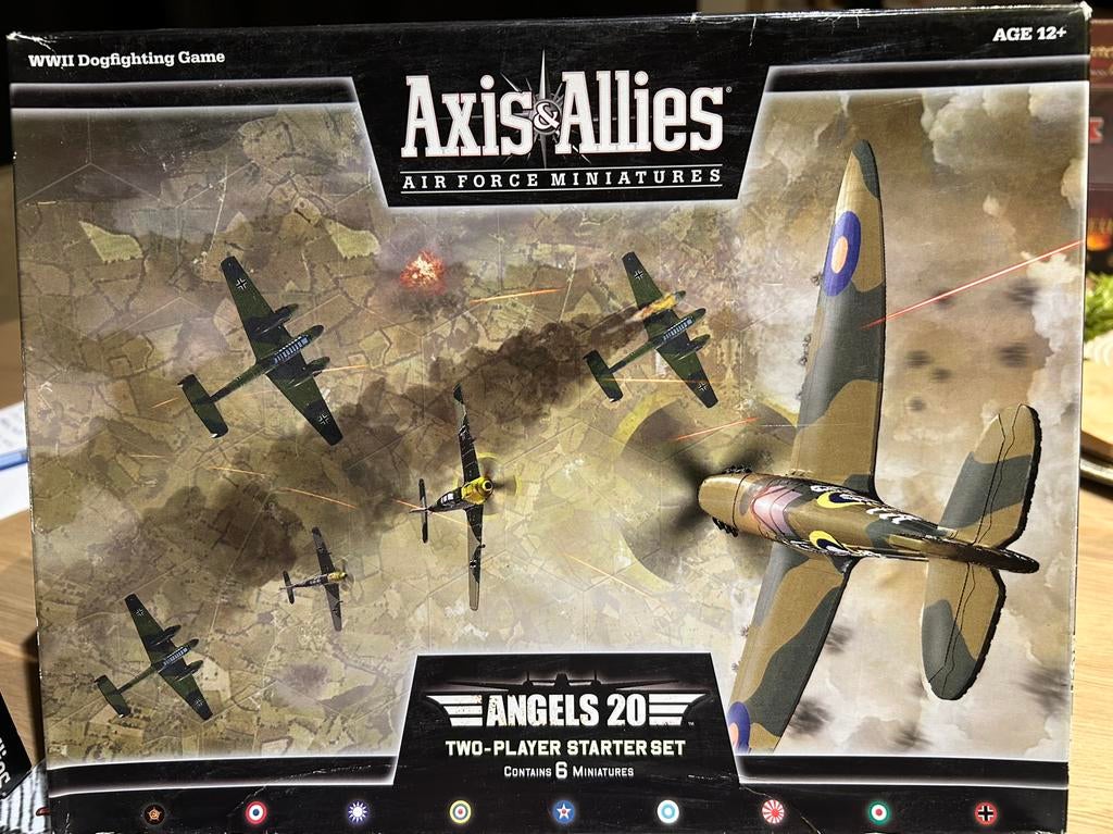 Axis & Allies Air Force Miniatures | Angels 20 | starter, Ophalen of Verzenden, Zo goed als nieuw