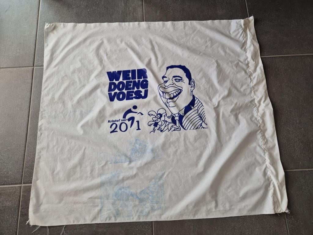 Carnaval Aalst vlag kandidaat prins Kristof 2011, Ophalen of Verzenden