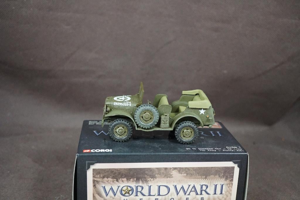 Corgi WC 56 Command car - Italy 1943 - 1/43 - Limited ed., Hobby en Vrije tijd, Modelauto's | 1:43, Ophalen of Verzenden, Zo goed als nieuw
