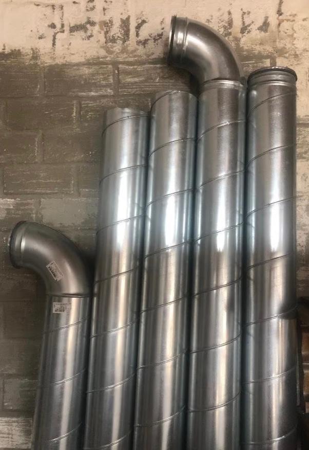 Spirobuis ventielatie 125, Doe-het-zelf en Bouw, Ventilatie en Afzuiging, Nieuw, Ophalen