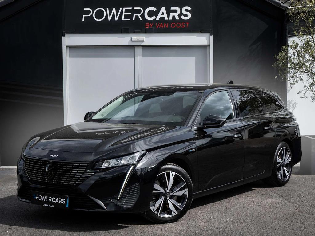 Peugeot 308 SW PHEV 1.6 | 150 PK | Full Black | Trekhaak, Automaat, 4 cilinders, Zwart, Bedrijf