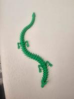 Groene speelgoed draak – flexibel – 30 cm, Ophalen of Verzenden