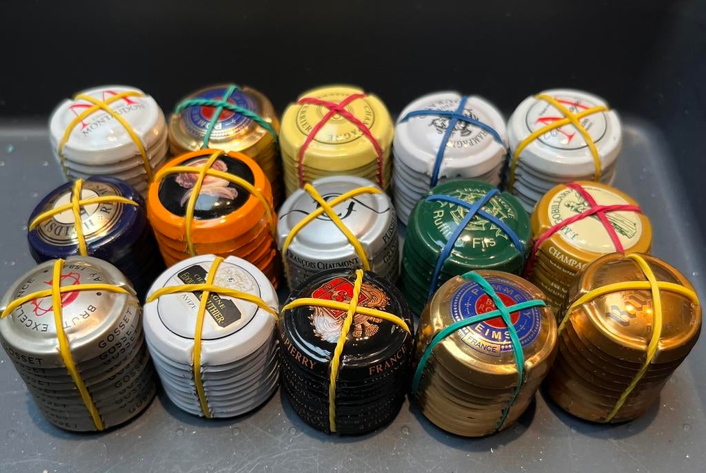 Ruilmateriaal Champagnecapsules, Ophalen of Verzenden