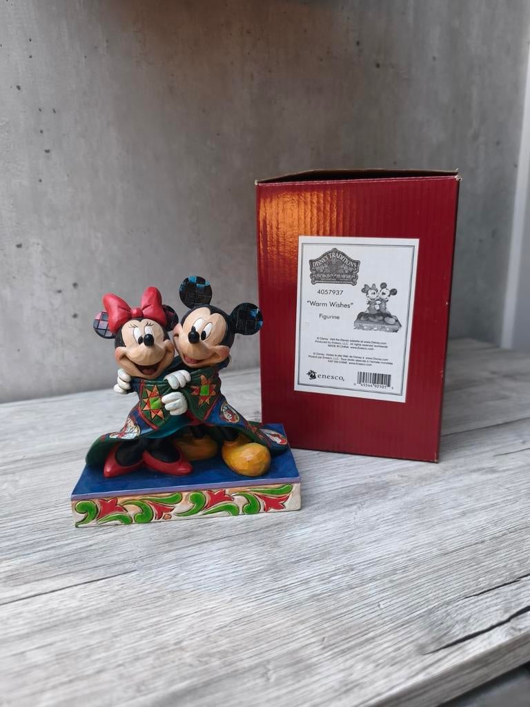 Disney traditions 4057937 Mickey en Minnie, Ophalen of Verzenden, Mickey Mouse, Nieuw, Beeldje of Figuurtje
