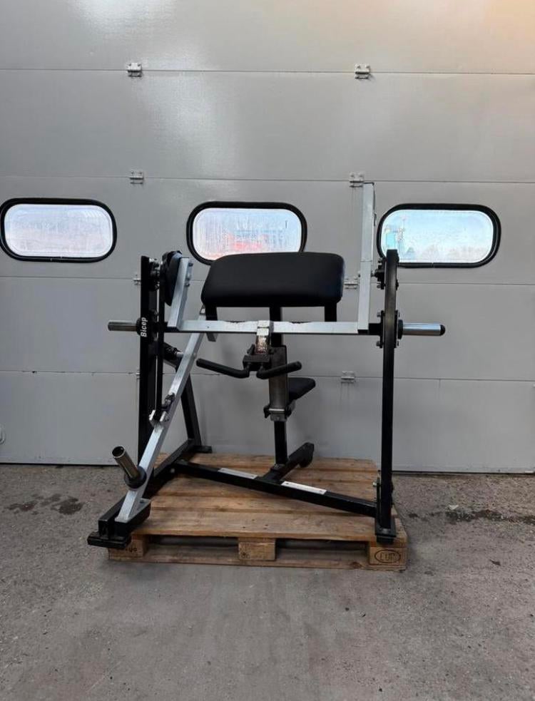 Jack Sports Bicep curl / Plate Loaded / biceps machine, Ophalen, Gebruikt, Benen, Overige typen