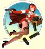 Pin Up Girl Roodkapje sticker #169, Verzamelen, Verzenden, Nieuw