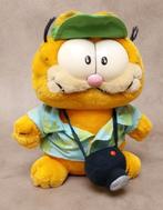 Vintage Garfield "Tourist with camera", Ophalen of Verzenden, Garfield, Gebruikt, Beeldje of Figuurtje
