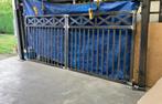 Nieuwe stevige poort hekwerk 400 cm, Ophalen, Nieuw, IJzer, Sierhekwerk
