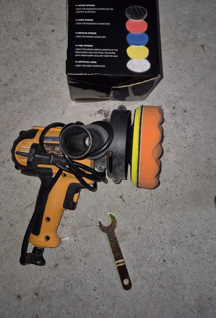 Polijst machine met pads, Ophalen of Verzenden, Zo goed als nieuw