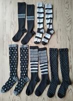 Set van 5 paar hippe kniekousen (nieuw), Enlèvement ou Envoi, Neuf, Taille 35 à 38, Blanc