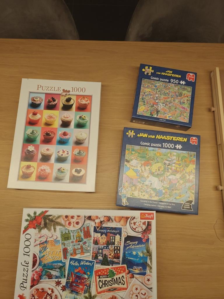 4 puzzels van 1000 stuks, Hobby & Loisirs créatifs, Jeux de cartes à collectionner | Yu-gi-Oh!, Enlèvement