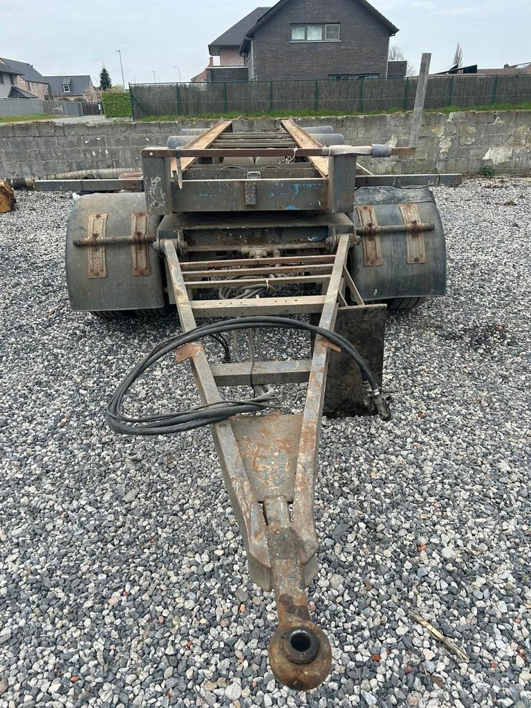 Container remorque/aanhangwagen., Ophalen