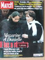Paris Match - 25 janvier 1996 - Décès de Mitterrand, Livres, Enlèvement ou Envoi, Comme neuf, Gossip, Potins ou Showbizz