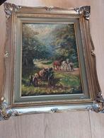 Peinture à l'huile sur bois * MOOREN * 45 x 55, Enlèvement