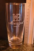 Glas Normaal 14,5 cm tekst : MB Moortgat ANNO 1871 MG0008, Ophalen of Verzenden, Gebruikt, Bierglas
