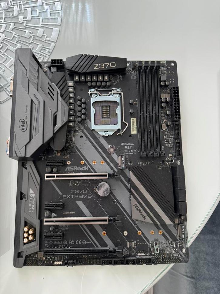 ASRock Z370 Extreme4 moederbord, Computers en Software, Moederborden, Zo goed als nieuw, Intel, DDR4, Ophalen