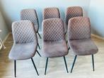 6 CHAISES, Comme neuf, Brun, Enlèvement, Cinq, Six Chaises ou plus