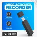 Mini Spy Voice Activated Audio Recorder, Audio, Tv en Foto, Bandrecorder, Ophalen of Verzenden