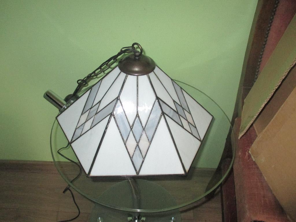 tres belle lampe style tiffany, Antiquités & Art, Enlèvement