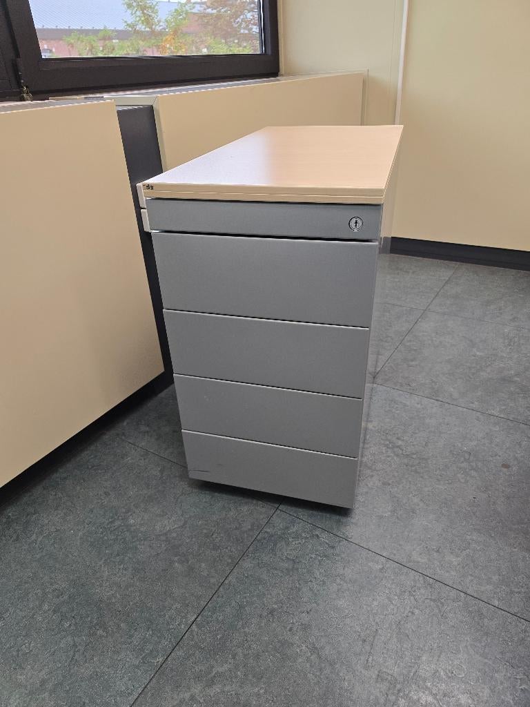 Armoire caisson métallique C2, 2 tiroirs C4 4 tiroirs, Enlèvement ou Envoi, Comme neuf