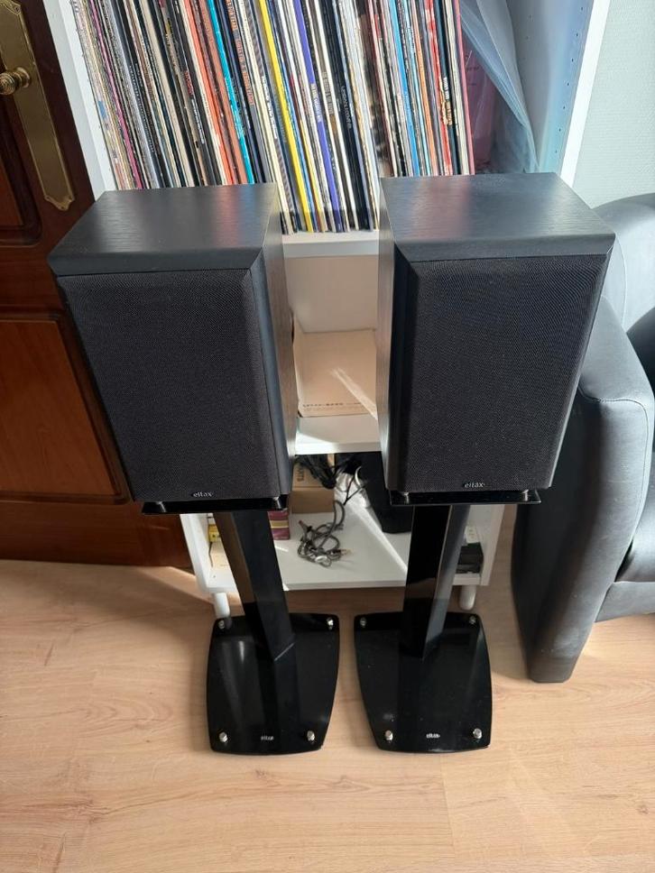 Eltax Monitor III, Audio, Tv en Foto, Luidsprekerboxen, Zo goed als nieuw, Front, Rear of Stereo speakers, 60 tot 120 watt, Overige merken